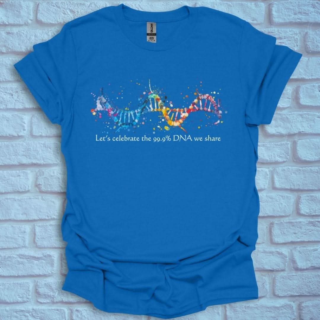 InspiWear -  Celebrate the 99% DNA we share Royal / S