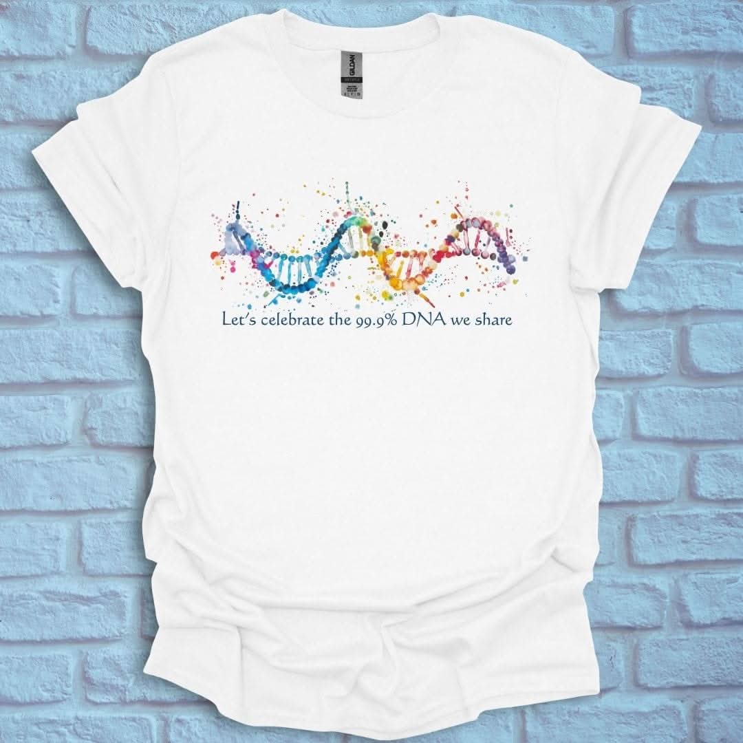 InspiWear -  Celebrate the 99% DNA we share White / S